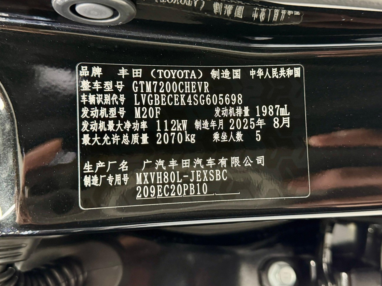 Toyota Camry 2025