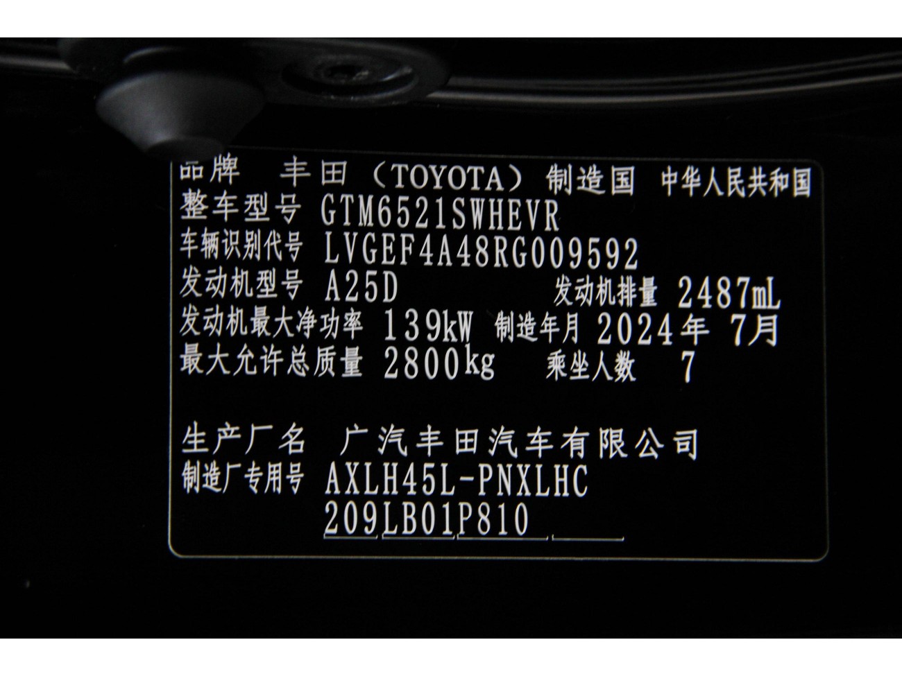 Toyota Sienna 2024