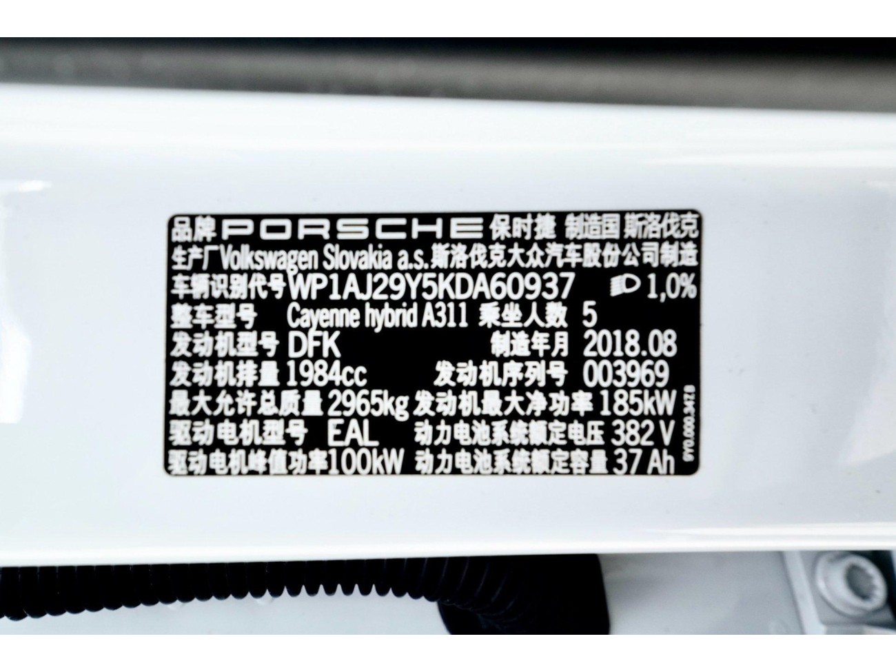Porsche Cayenne 2019