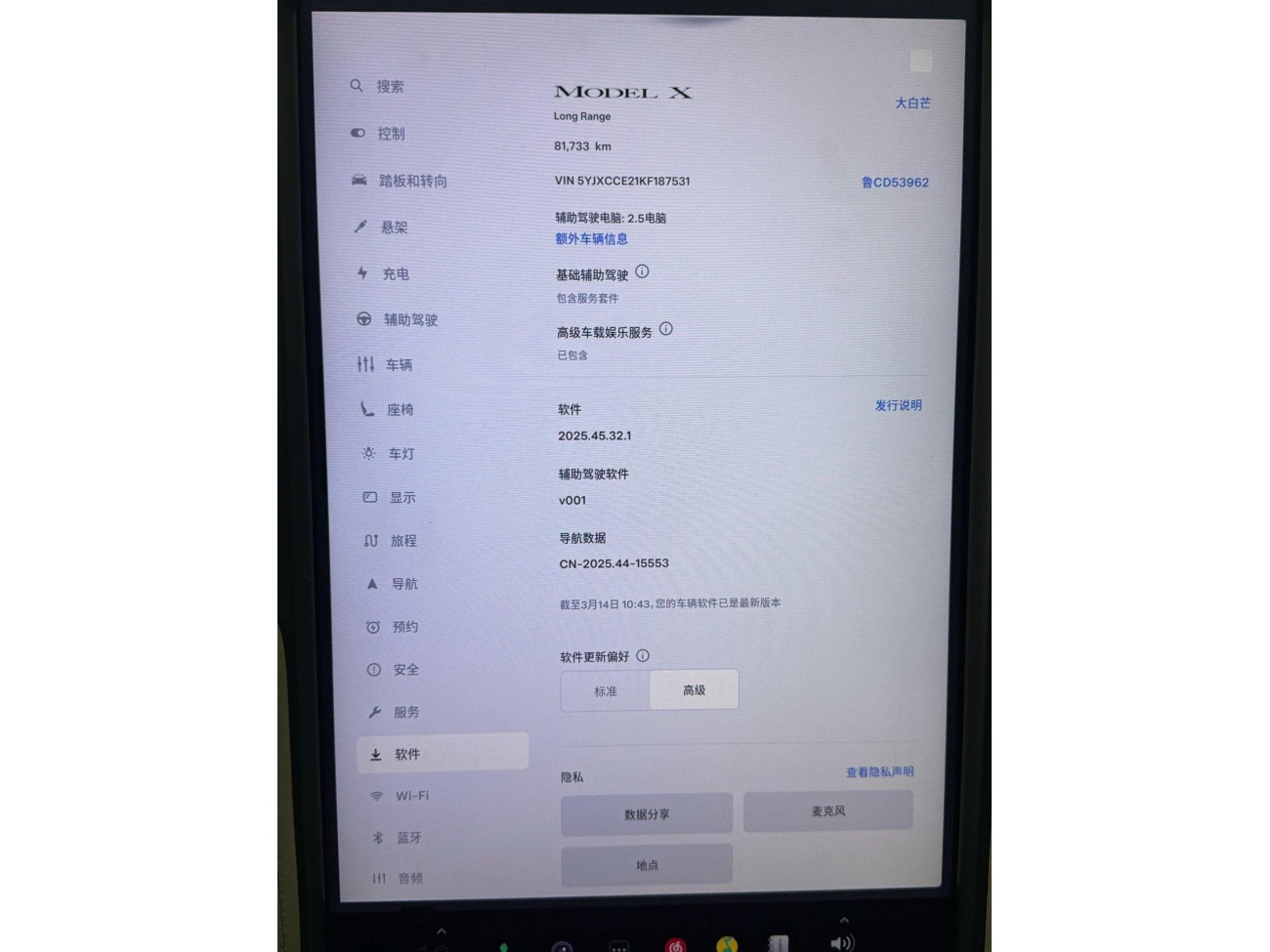 Tesla Model X 2019