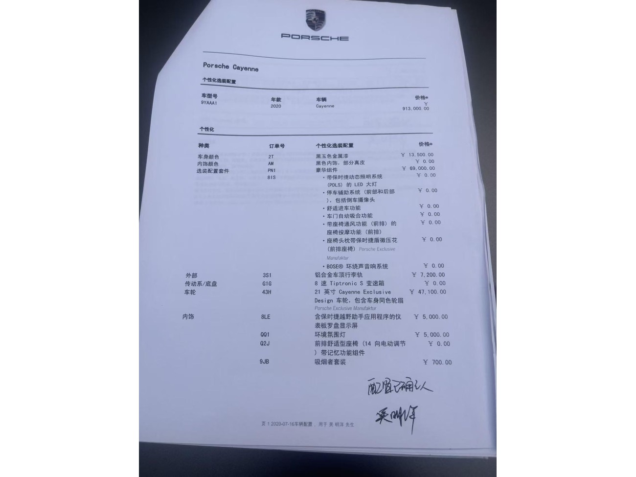 Porsche Cayenne 2020